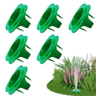 Imagem de de irrigação - escudo impresso em 3D em forma de flor - de cabeça de aspersor de gramado de 15 cm - para jardim ao ar livre, quintal, quintal, quintal, piscina, parque, paisagem