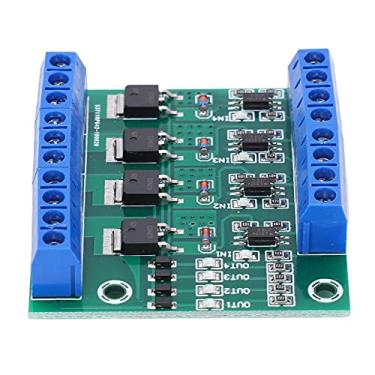 Imagem de FTVOGUE Placa Amplificadora Plc de Efeito de Campo, Módulo de Tubo Mos de 4 Vias Com Indicador de Sinal de Saída de Entrada para Motor Dc Pwm Controle de Velocidade 3.7v 27v