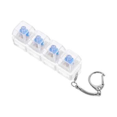 Imagem de Teclado De Dedo Com 4 Teclas, Brinquedo Antiestresse, Clicker Para Fes