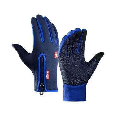 Imagem de Luvas De Ciclismo De Inverno Com Dedos Completos, Tela Sensível Ao Toq