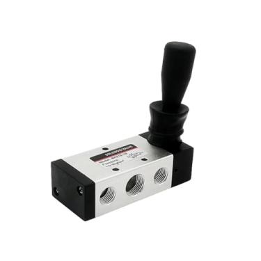 Imagem de ROUPWKWO 1 peça 4H210-08 4H310-10 4H410-15 2 posições 5 portas válvula de controle pneumático válvula de controle operada por alavanca manual de 5/2 vias (apenas válvula, 4H210-08)