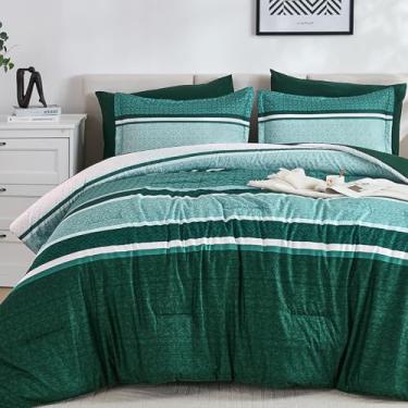 Imagem de WONGS BEDDING Conjunto de edredom listrado 7 peças - YS01AB091686Q7U-A