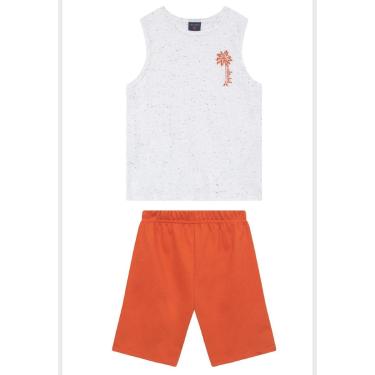 Imagem de Conjunto Infantil Masculino com Regata Estampada e Bermuda Guloseima-Masculino