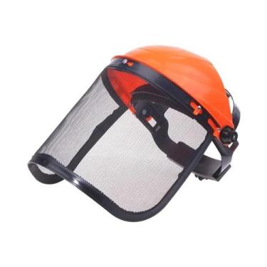 Imagem de Capacete De Segurança Com Máscara Protetora De Malha Para Jardinagem, 