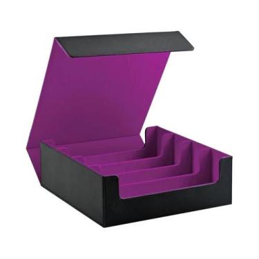 Imagem de Caixa De Armazenamento Para Cartas Com Mais De 3000 Cartas, Couro PU M