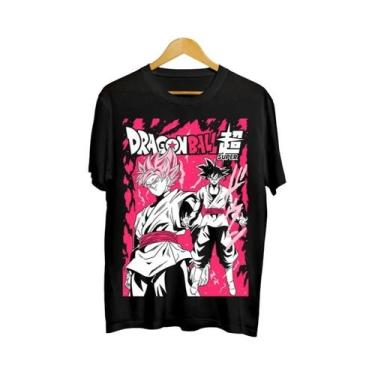 Imagem de Camiseta Unissex Dragon Ball Z Son Goku Vegeta 100% Algodão De Manga C