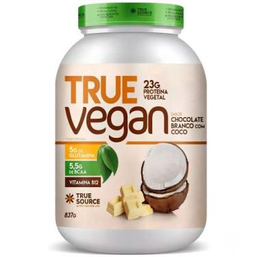 Imagem de True Vegan Proteina Vegetal Chocolate Branco com Coco (837g) True Sour