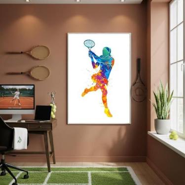 Imagem de Quadro Decorativo Arte Mulher No Tênis-70X50Cm Mold Preta - Quadros On