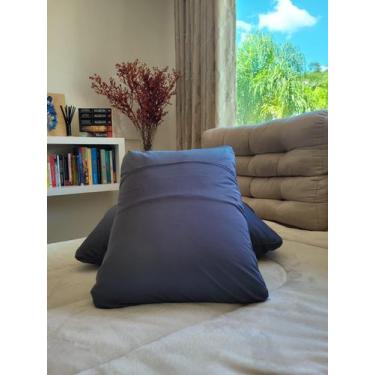 Imagem de Kit 02 Fronha Lisa Envelope Malha Travesseiro 70X50 - Belcapas