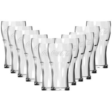 Imagem de Kit 12 Copos Coca Cola Contour Cristal 470ml Vidro Nadir - Nadir Figue