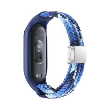 Imagem de Pulseira De Nylon Trançada Com Fecho Magnético Para Xiaomi Mi Band 9 8