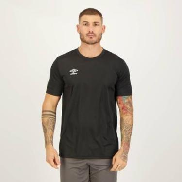 Imagem de Camisa Umbro Essential I Preta-Masculino