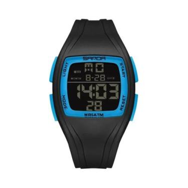 Imagem de Relógio Esportivo Digital LED À Prova D'Água Para Homens, Presente Sim