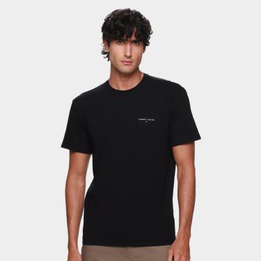 Imagem de Camiseta Tommy Jeans Linear Chest Masculina-Masculino