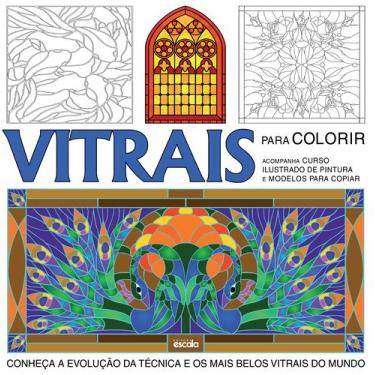 Imagem de Livro - Vitrais para colorir