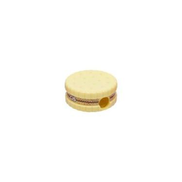 Imagem de Apontador Formato Biscoito Tons Pasteis Com Deposito Cis, AMARELO CIRC