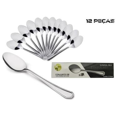 Imagem de Conjunto Colher de Chá em Inox (12 peças) - HM