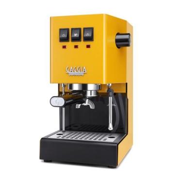 Imagem de Cafeteira Máquina Italiana Manual Gaggia Classic Espresso E24 Amarela 