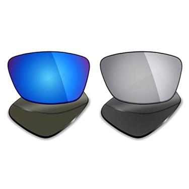 Imagem de 2 pares de lentes polarizadas de substituição para óculos de sol Oakley Conductor 6 – Opções