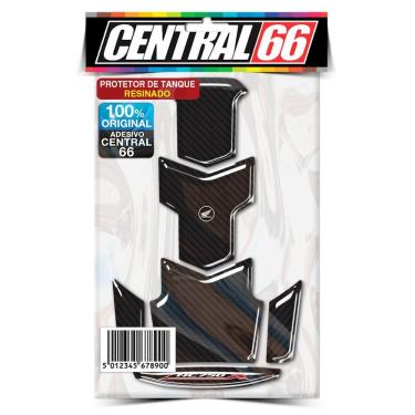 Imagem de Tankpad Honda NC 750X Grande Carbono Preto Adesivo Protetor