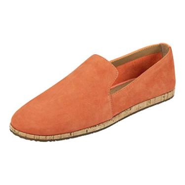 Imagem de Aerosoles Mocassim feminino Hempstead, Nobuck laranja, Medium Wide