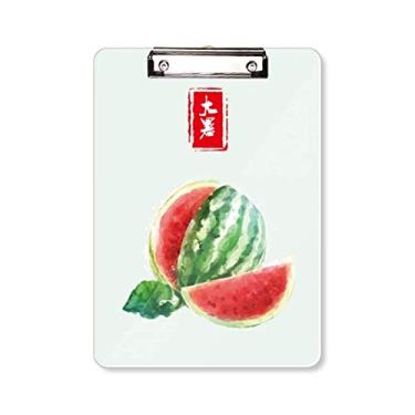 Imagem de Placa de apoio circular Great Heat Twenty Four Solar Term Pasta, bloco de escrita A4