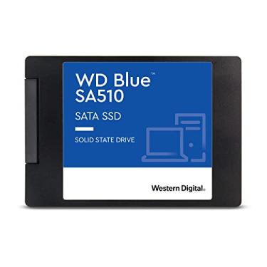 Imagem de Western Digital Unidade de estado sólido interna WD Blue SA510 SATA de 4 TB - SATA III 6 Gb/s, 7 mm, até 560 MB/s - WDS400T3B0A, azul
