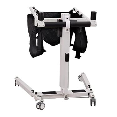 Imagem de Elevador de pacientes multifuncional para casa auxiliar de transferência portátil com almofada removível cadeira de chuveiro cômoda de cabeceira para idosos, carga de 140 kg, fácil de operar