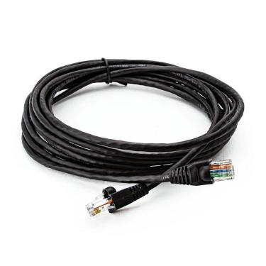 Imagem de Cabo De Rede Nexans Cat5e Montado Preto - 100 Metros