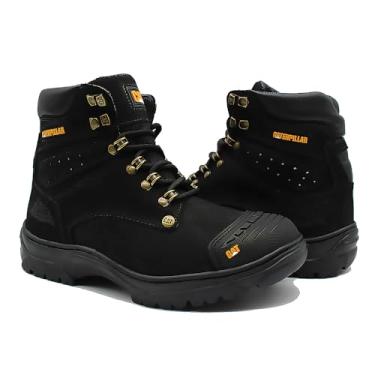 Imagem de Bota Coturno Cat Couro Legítimo e Biqueira (Preto, BR, Adulto, Numérico, 40)