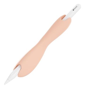 Imagem de ELETIUO Cabo compatível com Apple Pencil Pro, 1ª/2ª geração, modelo USB-C, capa protetora de silicone, design ergonômico de cabeça dupla, compatível com carregamento magnético e toque duplo, rosa