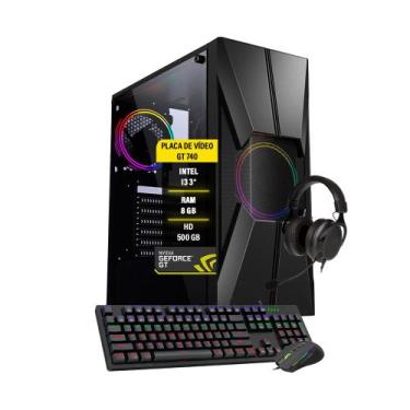 Imagem de Pc Gamer Hércules i3 GT740 8GB Hd 500GB Fonte 500W - AMORIM SHOP