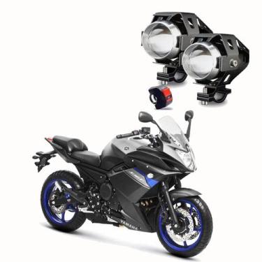 Imagem de Kit Led Farol Milha Moto Yamaha XJ6 F 2010 2011 2012 2013 U5 - Series 