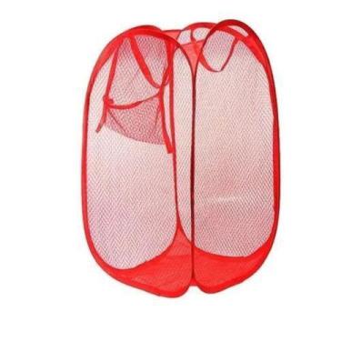 Imagem de Cesto Multiuso Dobrável A1 34x56cm Vermelho - Clink