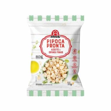 Imagem de Kit 2 Pipoca De Milho Com Ervas Finas Okoshi 35G