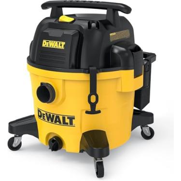Imagem de DEWALT Aspirador Stealthsonic de poli molhado/seco de 9 galões, aspirador de pó DXV09P-QTA mais recente para redução de ruído, aspirador de pó resistente para trabalho/oficina, reduz o ruído do motor,