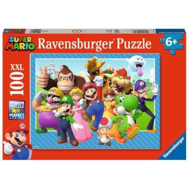Imagem de Kinderpuzzle 100 XXL Teile - Nintendo Super Mario - Los geht's!