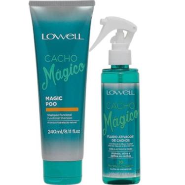 Imagem de Kit Cacho Mágico 1 Shampoo 240ml 1 Fluido Ativador 200ml Lowell