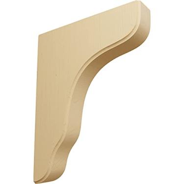 Imagem de Ekena Millwork BKTW02X09X11PLAL 4,5 cm L x 21,7 cm P x 28,7 cm A Suporte de madeira Plymouth Amieiro