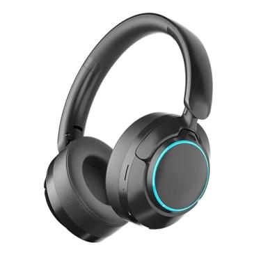 Imagem de CMXELCS Fones de ouvido sem fio ANC, fones de ouvido intra-auriculares com cancelamento de ruído ativo, fones de ouvido estéreo sobre a orelha