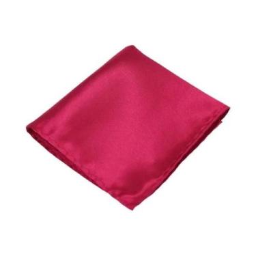 Imagem de Lenço de Bolso Masculino Vintage - Quadrado, Sólido e para Padrinhos d