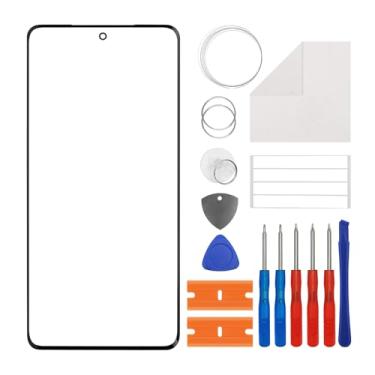 Imagem de Vvsialeek Nova substituição de digitalizador de tela sensível ao toque para Oneplus 1+12R com kit de ferramentas de reparo especializadas (sem tela LCD) - com adesivo OCA