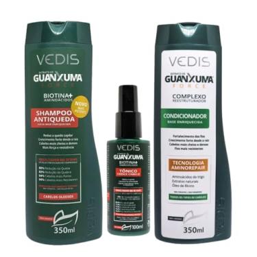 Imagem de Kit Guanxuma Shampoo Cabelos Oleosos + Condicionador + Tônico Anti Queda