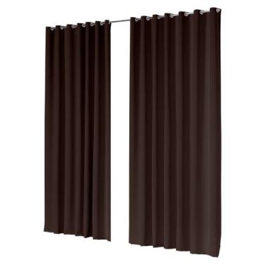 Imagem de Cortina Para Pe Direito Alto 5,40Lx5,00A Blackout Tecido Para Sala ou 