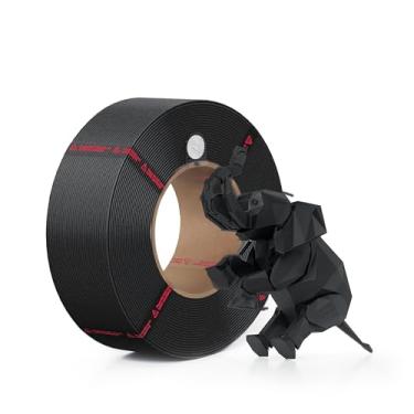 Imagem de Refil de filamento para impressora 3D Bambu Lab PLA Basic 1,75 mm, 1 kg, branco jade