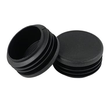 Imagem de NICECNC Tampões de extremidade de para-choque dianteiro 2 peças compatíveis com Polaris Ranger 900 Diesel 2011-2014, Ranger 400 2010-2014, substituição para 5434191 e 5432848-070, preto