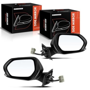 Imagem de A-Premium Par (2) espelhos retrovisores elétricos do lado do motorista e do passageiro - compatível com Toyota Prius 2016-2020, Prius Prime 2017-2020 - Espelho retrovisor externo externo dobrável