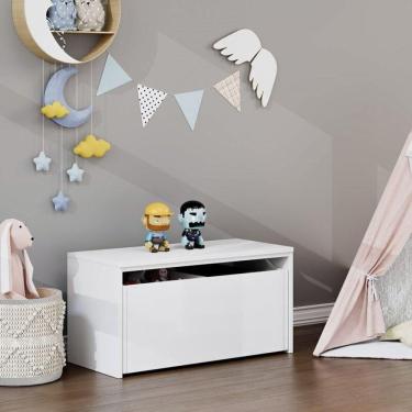Imagem de Mesa Organizadora Com Baú Para Brinquedos Gregory 100% Mdf