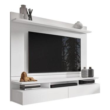 Imagem de Painel Para Tv Home Suspenso Noruega Branco - Móveis Leão