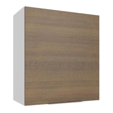 Imagem de Armário Aéreo Stella 1 Porta Branco/rustic Madesa